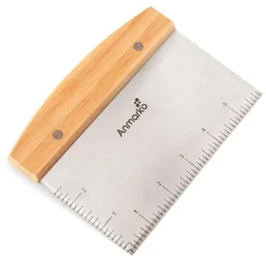 Dough Cutter for Bread and Pizza - Stainless 1/32 Inch, WH scraper